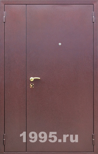 Металлическая тамбурная дверь с порошковым напылением снаружи и ламинатом внутри